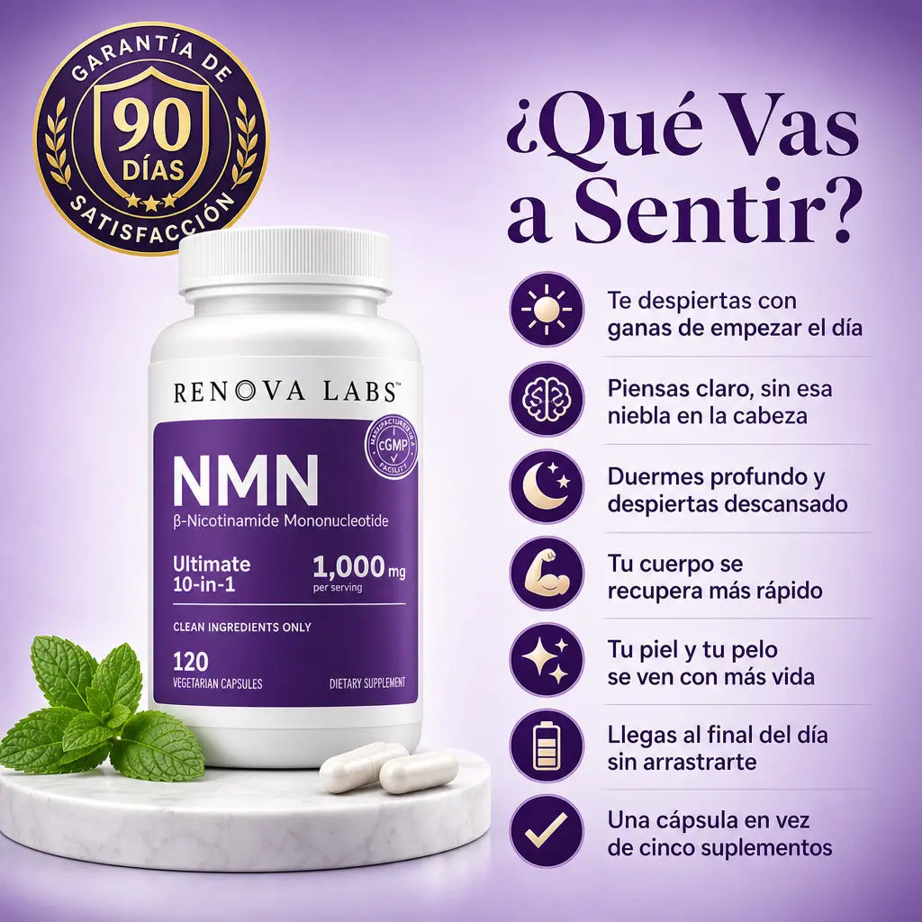 RENOVA LABS™ NMN Despierta Con Energía, Piensa Con Claridad