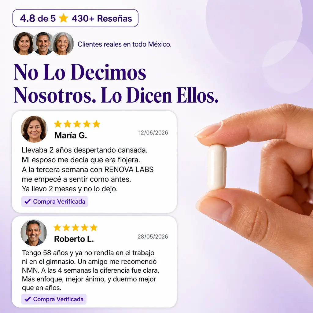 RENOVA LABS™ NMN Despierta Con Energía, Piensa Con Claridad