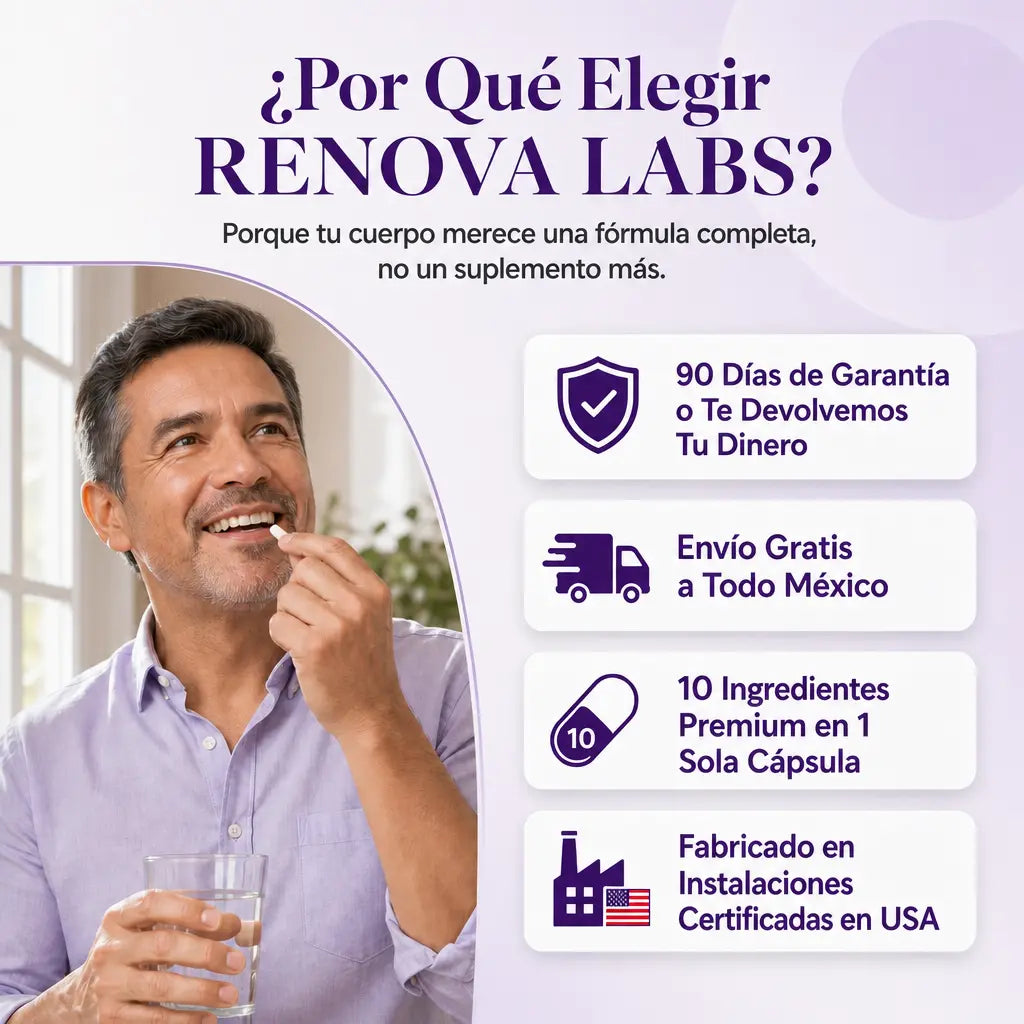 RENOVA LABS™ NMN Despierta Con Energía, Piensa Con Claridad